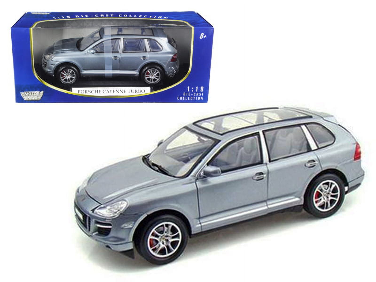 2008 Porsche Cayenne Turbo Silver 1/18 Diecast Model Car by