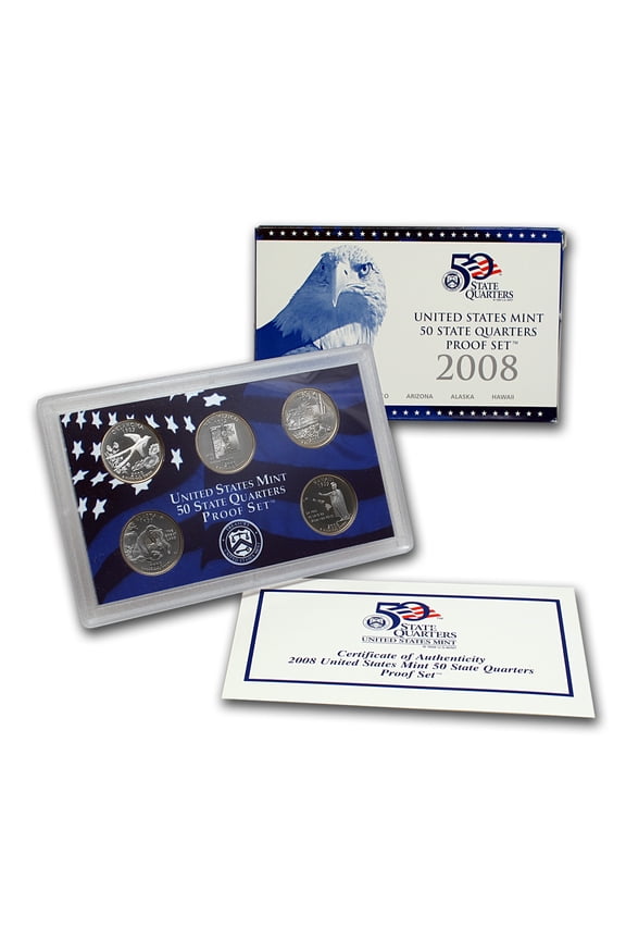 2008-S 50 State Quarters Proof Set