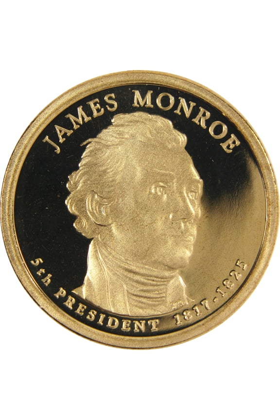 2008 S James Monroe Presidential Dollar Choice Proof $1 Coin