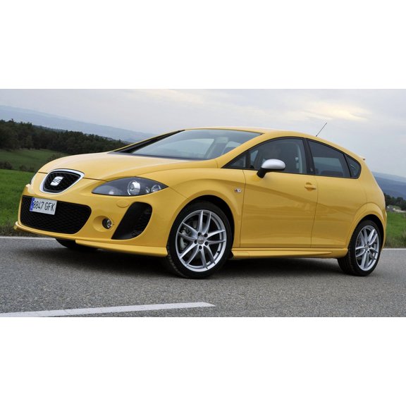 2008 SEAT Leon Linea R Style B - 20x30 Inch Laminated Poster - Stunning Detail and Bold Colors