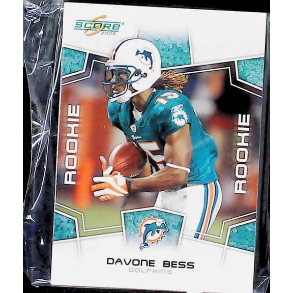 2008 Score FB Miami Dolphins Team Set Davone Bess RC