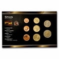 thumbnail image 1 of 2008 Spain 1 Cent-2 Euro 8-Coin Euro Set BU, 1 of 2
