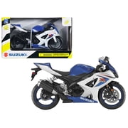 2008 Suzuki GSX-R1000 Blue Bike Motorcycle 1/12 by New Ray