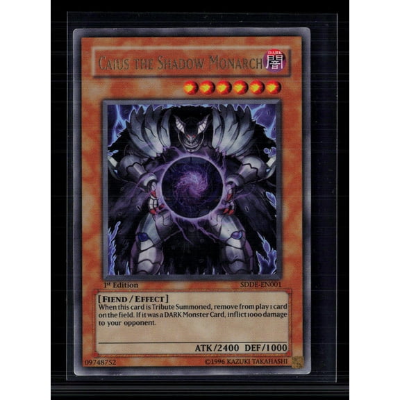 2008 The Emperor of Darkness Structure Deck Caius the Shadow Monarch 1st Edition