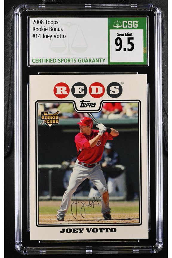 2008 Topps Joey Votto #14 Rookie Bonus CGC 10