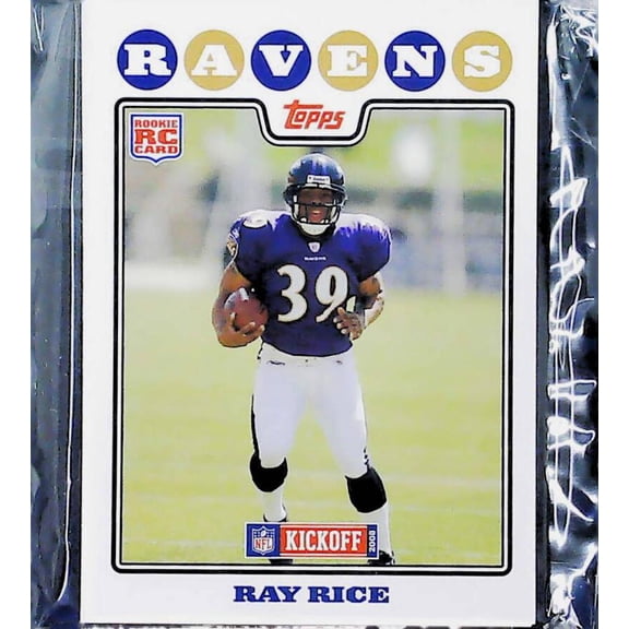 2008 Topps Kickoff Baltimore Ravens Team Set 8 Cards RAY RICE RC