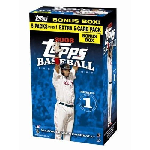 MLB 2008 Topps Baseball Series 1 Trading Card Blaster Box