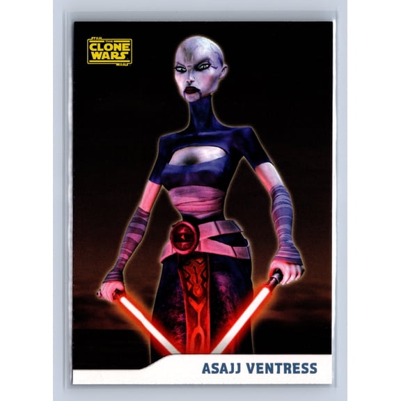 2008 Topps Star Wars The Clone Wars Asajj Ventress #10