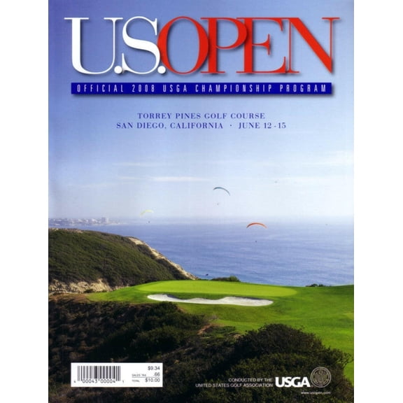 2008 U.S. Open golf program (Tiger Woods wins 14th major)