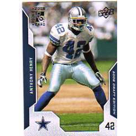 2008 Upper Deck Draft Edition #128 Anthony Henry NFL Football Trading Card