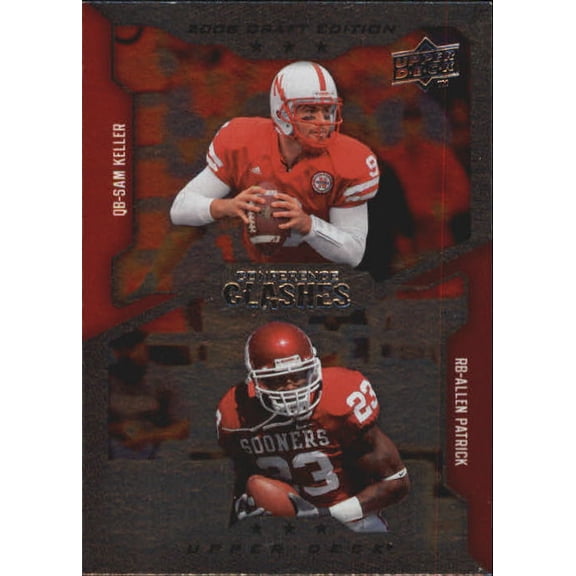 2008 Upper Deck Draft Edition #250 Sam Keller Allen Patrick Conference Clashes NFL Football Trading Card