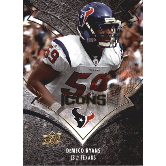 2008 Upper Deck Icons #38 DeMeco Ryans NFL Football Trading Card