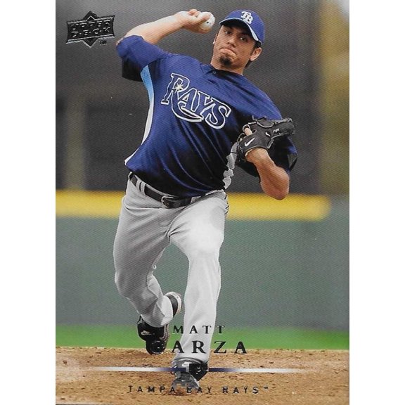 2008 Upper Deck Matt Garza #668 Tampa Bay Rays Baseball Card NM-MT Tampa Bay Rays MLB Baseball Trading Card
