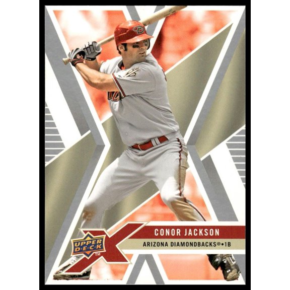 2008 Upper Deck X Arizona Diamondbacks Conor Jackson #2 Baseball Card Arizona Diamondbacks MLB Baseball Trading Card