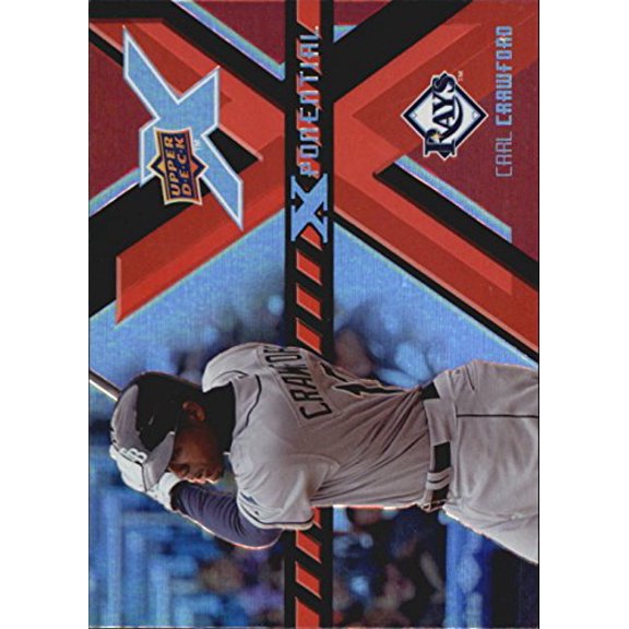 2008 Upper Deck X Xponential #CC Carl Crawford MLB Baseball Trading Card