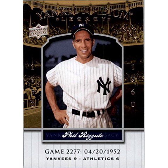 2008 Upper Deck Yankee Stadium Legacy Collection #2277 Phil Rizzuto MLB Baseball Trading Card