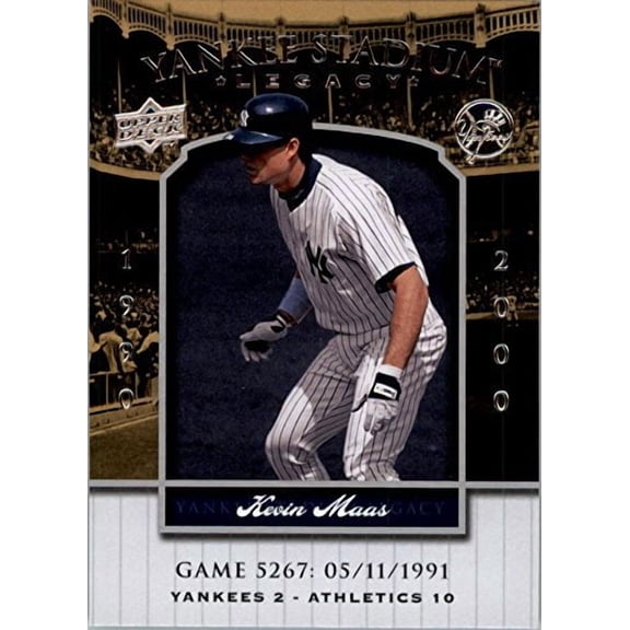 2008 Upper Deck Yankee Stadium Legacy Collection #5267 Kevin Maas MLB Baseball Trading Card