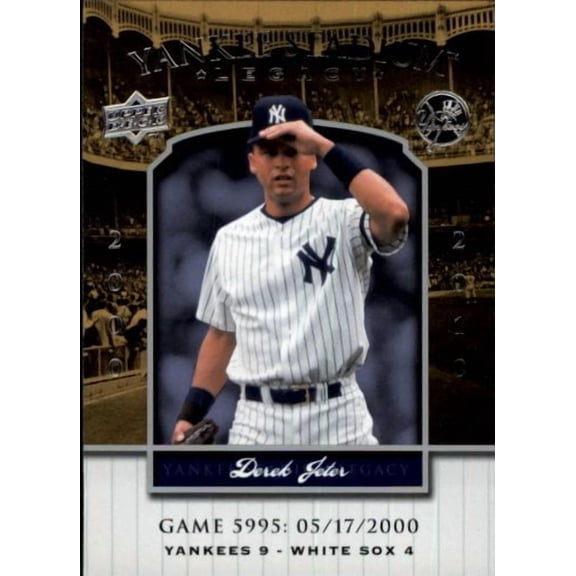 2008 Upper Deck Yankee Stadium Legacy Collection #5995 Derek Jeter MLB Baseball Trading Card