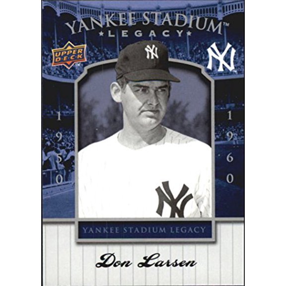 2008 Upper Deck Yankee Stadium Legacy Collection Box Set #34 Don Larsen MLB Baseball Trading Card