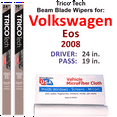 thumbnail image 1 of 2008 Volkswagen Eos Beam Blade Wipers (Set of 2), 1 of 3