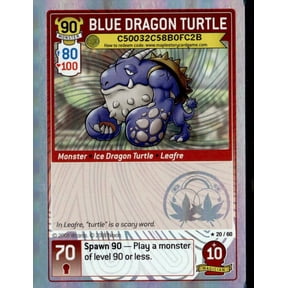 2008 Wizards of the Coast MapleStory i Trading Card Game Blue Dragon Turtle Holo Monster