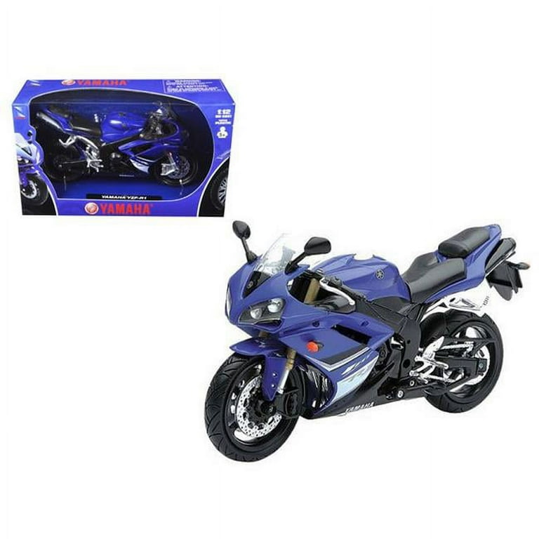 2008 Yamaha YZF-R1 Blue Motorcycle Model 1-12 - Walmart.com