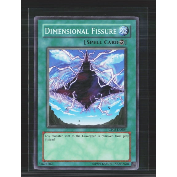 2008 Yu-Gi-Oh! Champion Pack Game Eight Dimensional Fissure Super Rare #CP08-EN004