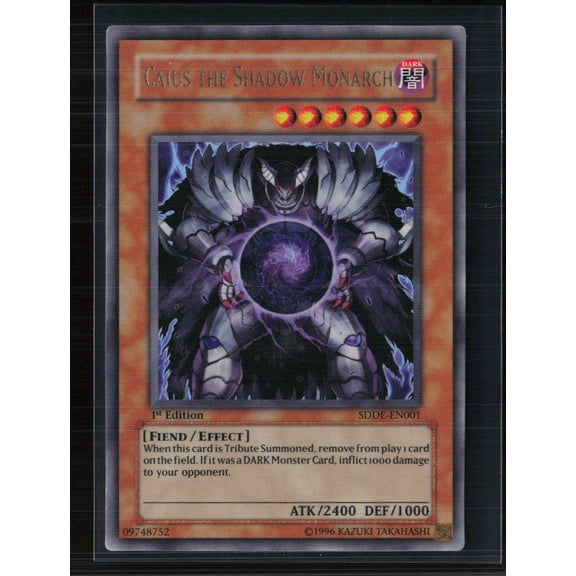 2008 Yu-Gi-Oh! The Dark Emperor Structure Deck Caius the Shadow Monarch 1st Edition