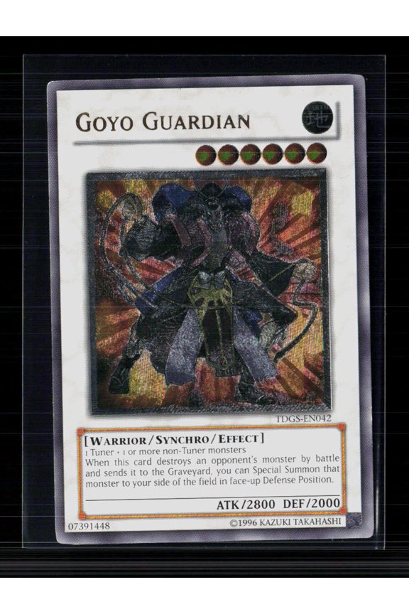 2008 Yu-Gi-Oh! The Duelist Genesis Goyo Guardian Holo Synchro 1st Edition Ultimate Rare