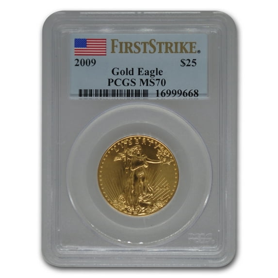 2009 1/2 oz American Gold Eagle MS-70 PCGS (FirstStrike®)