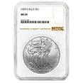 thumbnail image 1 of 2009 $1 American Silver Eagle NGC MS69 Brown Label, 1 of 2