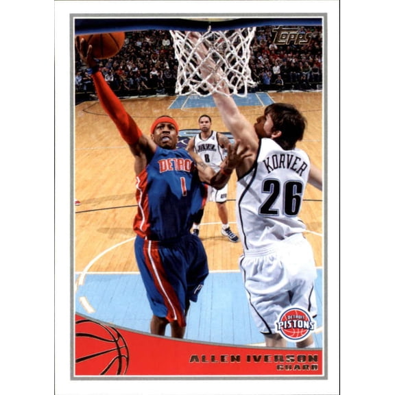 2009-10 Topps Detroit Pistons Team Set 8 Cards