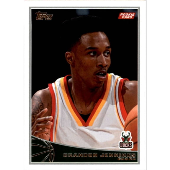 2009-10 Topps Milwaukee Bucks Team Set 12 Cards Brandon Jennings RC