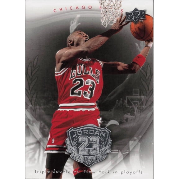 2009-10 UPPER DECK MICHAEL JORDAN LEGACY COLLECTION #18 MICHAEL JORDAN CHICAGO BULLS