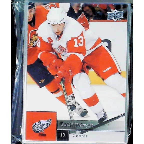 2009-10 Upper Deck ICE Detroit Red Wings Team Set 4 Cards