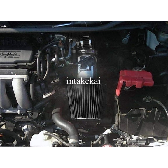 2009 2010 2011 2012 HONDA FIT 1.5 1.5L l4 ENGINE AIR INTAKE KIT SYSTEMS (BLACK)