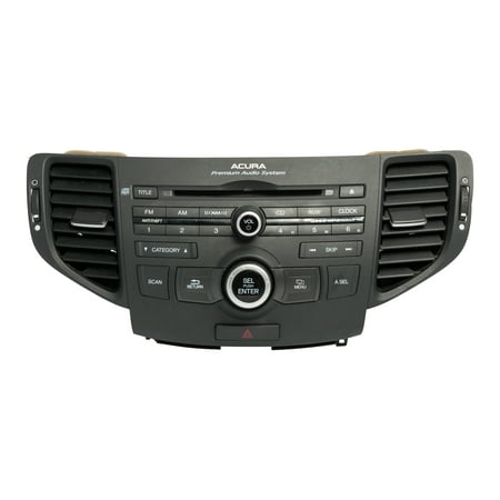 Restored 2009-2010 Acura TSX AM FM Receiver with Single-Disc CD Player 39100-TL2-A000 (Refurbished)
