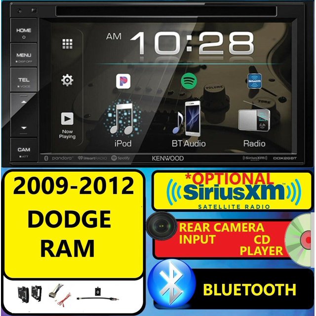 20092012 DODGE RAM DVD CD USB AUX BLUETOOTH Car Radio Stereo OPTIONAL