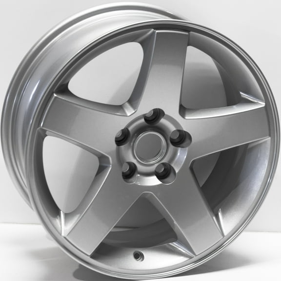 2009-2014 Dodge Challenger Charger Magnum Replacement Wheel 17"X7" 5 Spoke, Silver Painted