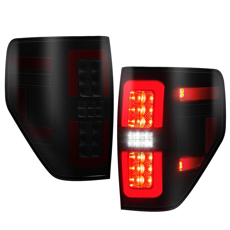 Driver Side Tail Light Assembly For Ford F-150 Pickup 2009-2014 – Red Brake Lamp Replacement By Liugou74