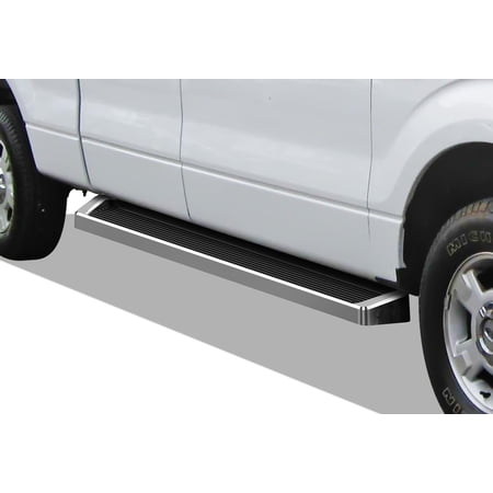 2009-2014 Ford F-150 SuperCrew Cab Polish Finish 6 Inch iRunning Board Door to Door Side Bar Side Step Running Board