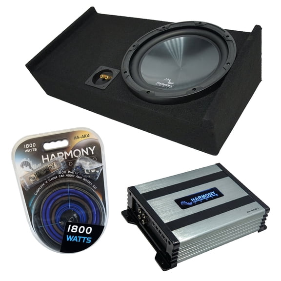 2009-2015 Ford F-150 Super Crew Truck Harmony R124 Single 12" Sub Box HA-A400.1