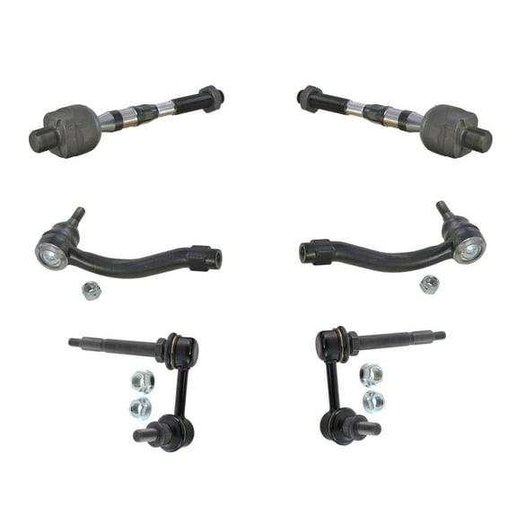 2009-2019 for Nissan for 370Z Suspension Setup: Front Inner & Outer Tie Rods & Sway Bars - Fits for 370Z, for G37 for Coupe & Convertible - EV800804, ES800337/8, K750193/4