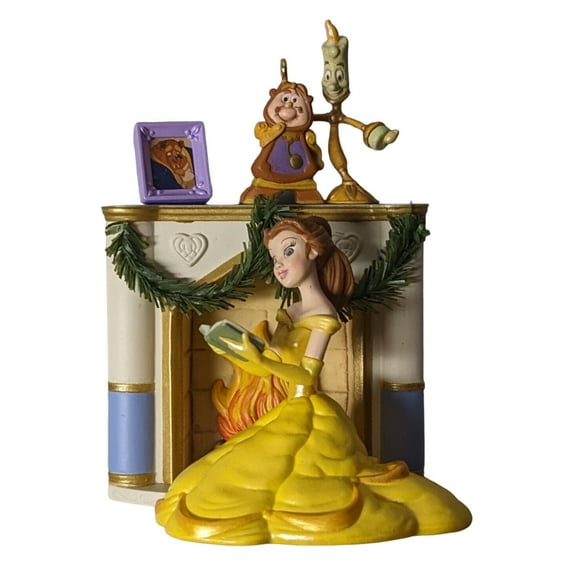 2009 A Warm and Cozy Christmas (Disney's Beauty and the Beast) Hallmark Keepsake Christmas Tree Ornament - QXD2112