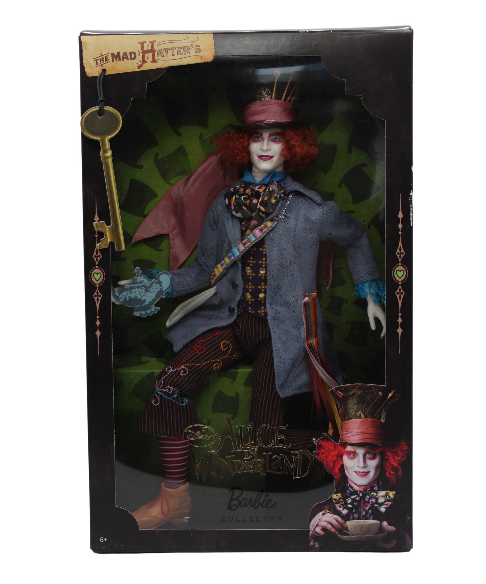 2009 Alice in Wonderland's Mad Hatter Barbie, NRFB, (T2104) Non-Mint Box -  Disney - Walmart.com