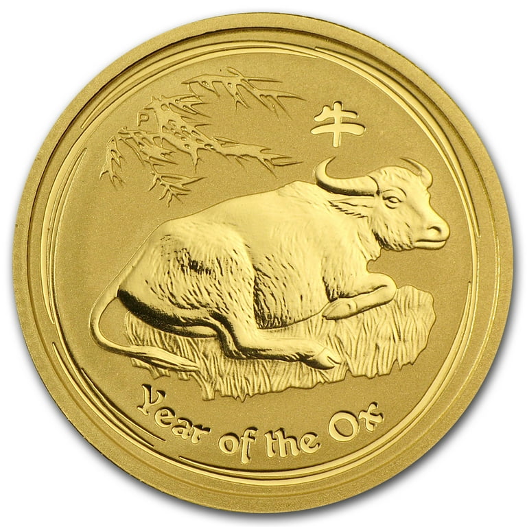 2009 Australia 1/4 oz Gold Lunar Ox BU (Series II) - Walmart.com