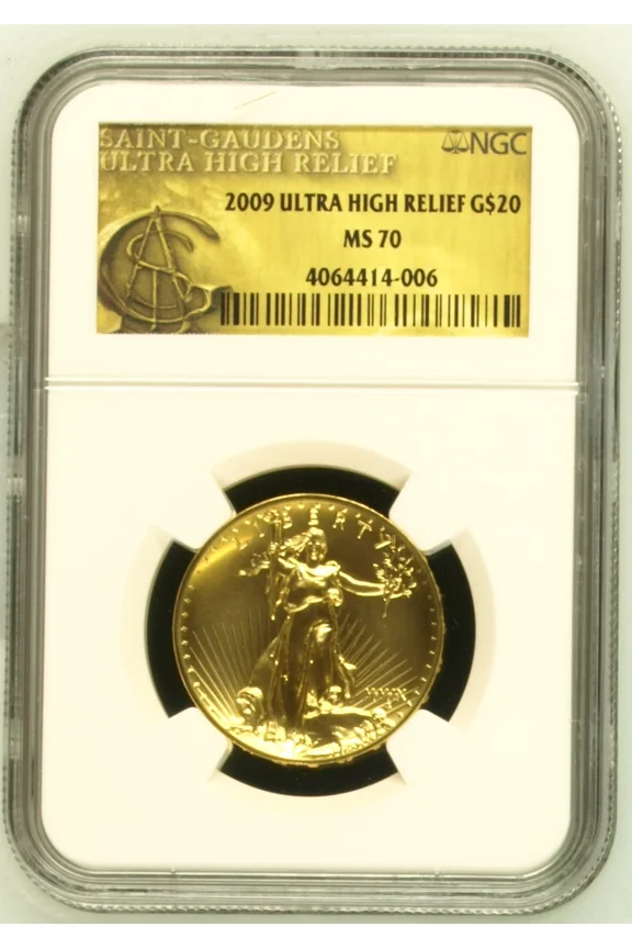 2009 Bullion MMIX Ultra High Relief $20 Gold Coin NGC MS-70 ULTRA HIGH RELIEF