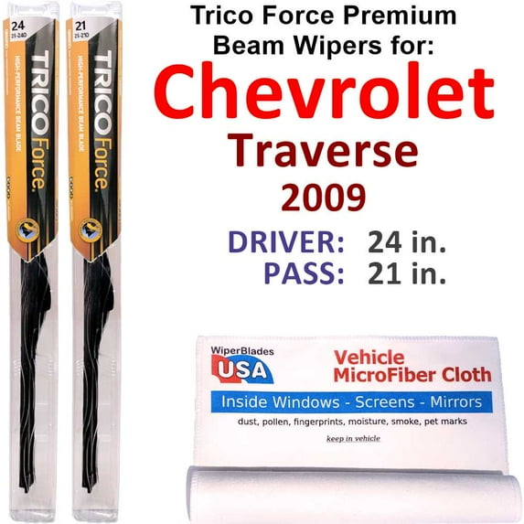 2009 Chevrolet Traverse Performance Beam Wipers (Set of 2)