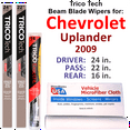 thumbnail image 1 of 2009 Chevrolet Uplander Beam Blade Wipers (Set of 3) w/Rear Wiper, 1 of 3
