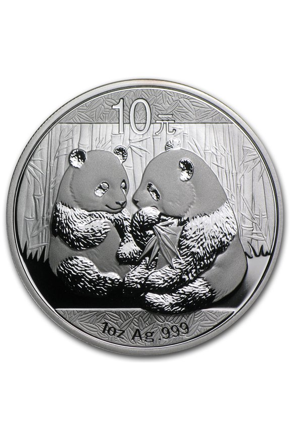 2009 China 1 oz Silver Panda BU (In Capsule)